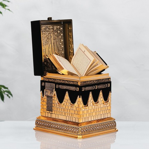 Kabe quran box goldene mekka - goldene,