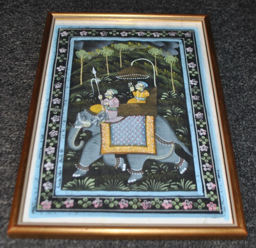 Batik maharadscha mit blume - maharadscha,