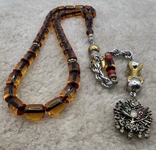 Ateş Kehribar Tesbih –